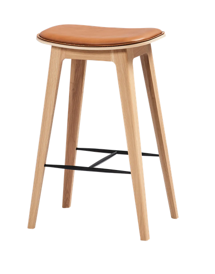 SACKit Nordic Bar chair oak w/s low 68 x 46 x 33,5 cm ULTRA Brandy