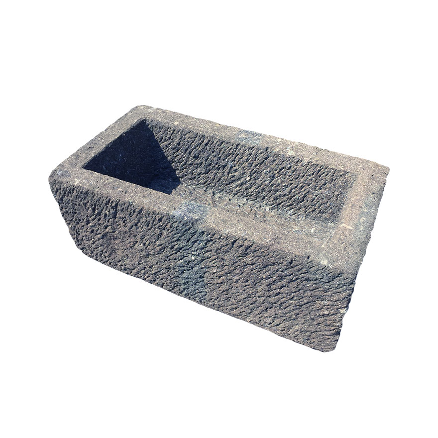 Steintrog RECHTECKIG 80x40x30 cm