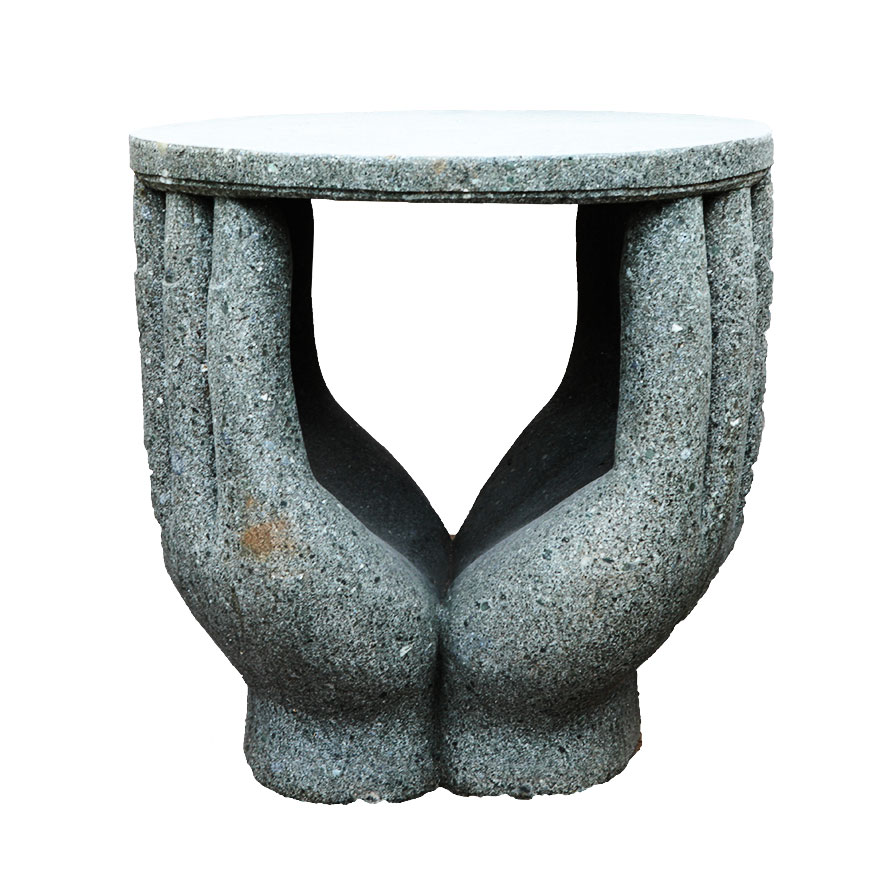 Handtisch aus Stein