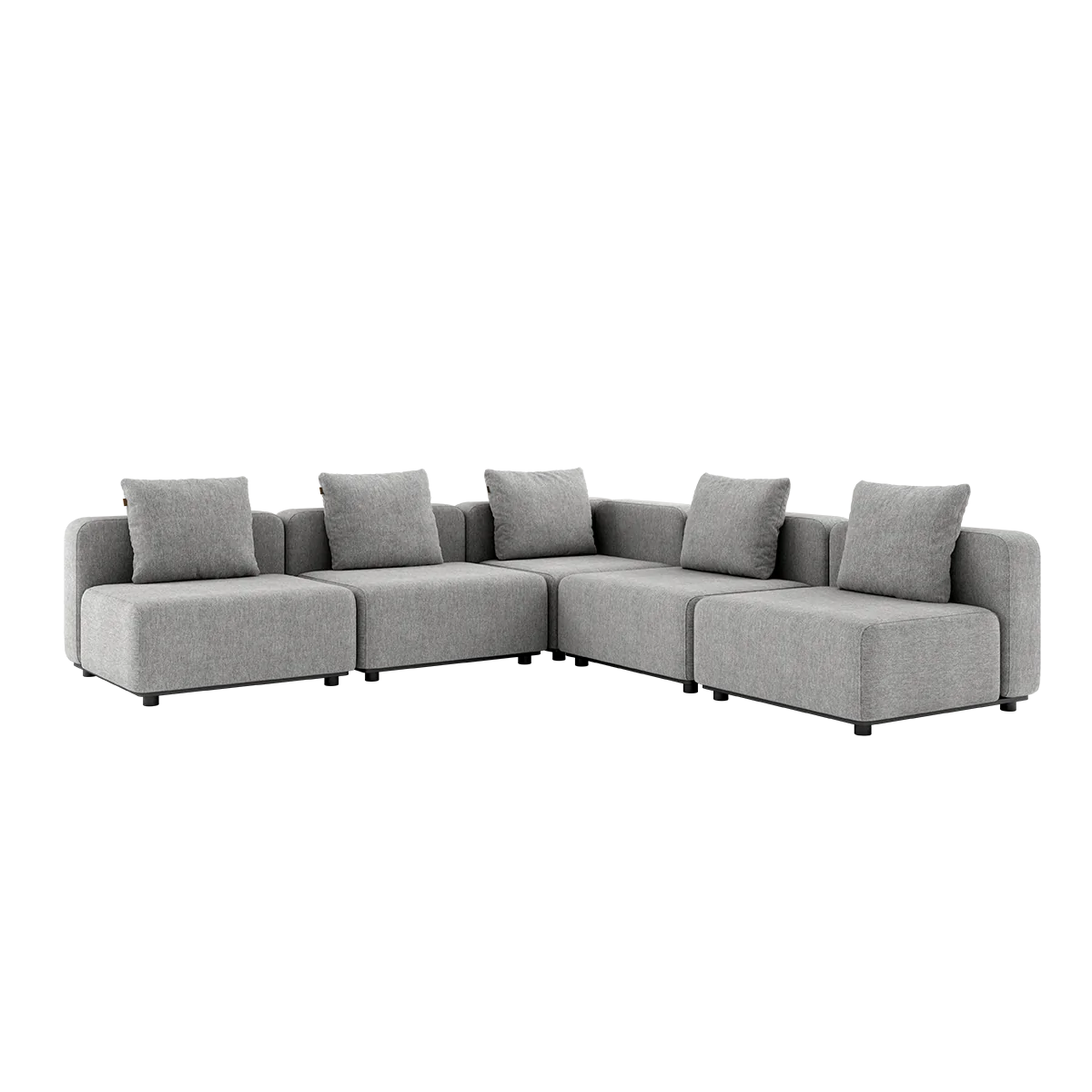 SACKit Cobana Ecksofa Set inkl. Kissen Sand Melange