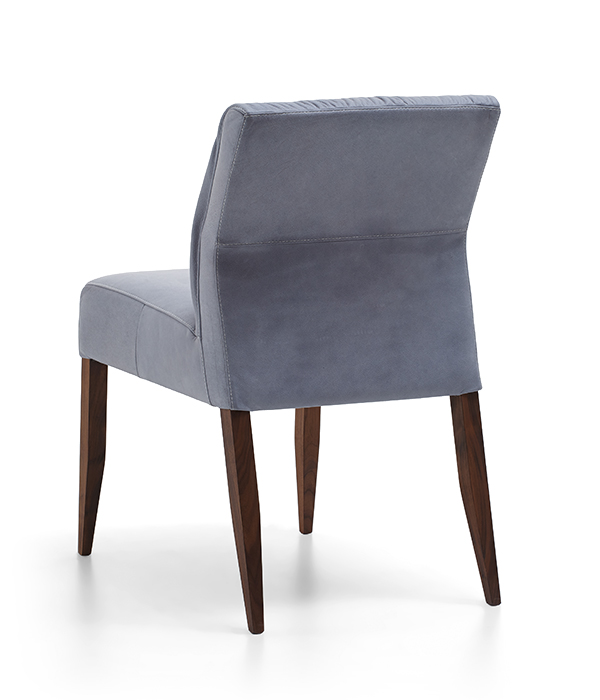 Nouvion Stuhl Seattle 4-Fuss Holz Bezug Leder Toledo Bordeaux