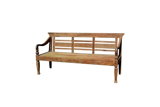 Teakbank aus Altholz 160 cm