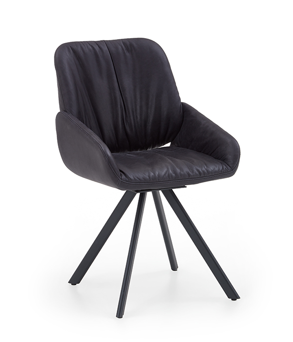 Nouvion Stuhl Doro 4-Fuss Bezug Leder