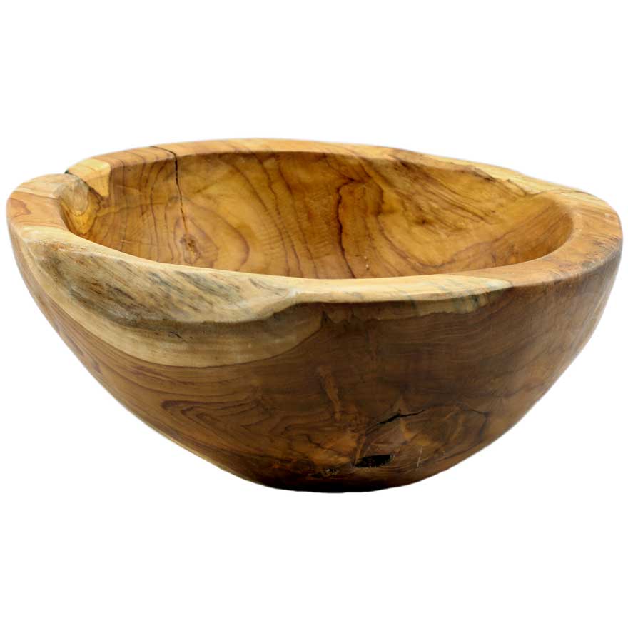 Schale SARI TEAK Rund ca. 30 cm rund