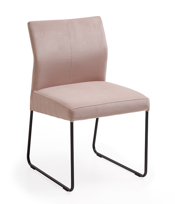 Nouvion Stuhl Austin mit Kufe Bezug Leder
