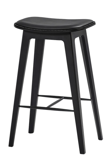SACKit Nordic Bar chair beech w/s high 73 x 46 x 33,5 cm ULTRA Black