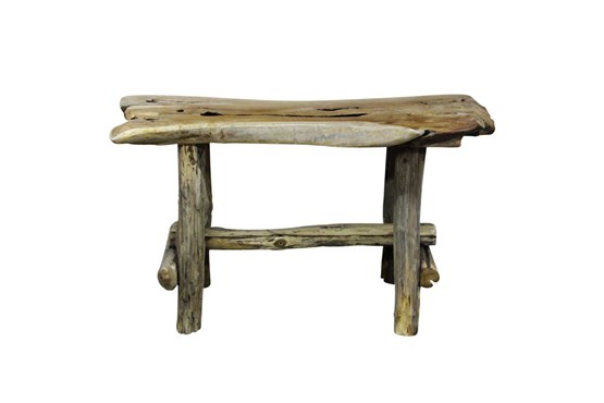 Waschtisch Teakwurzel länglich ca. 120 x 40 cm Höhe 75 cm