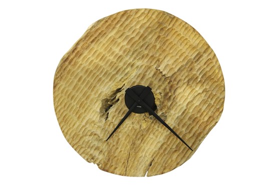 Wanduhr aus Holz