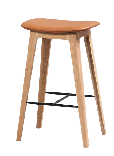 SACKit Nordic Bar chair oak n/s low 68 x 46 x 33,5 cm ULTRA Brandy