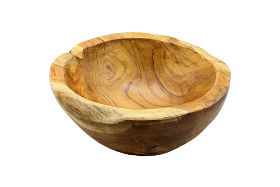 Schale SARI TEAK Rund ca. 30 cm rund