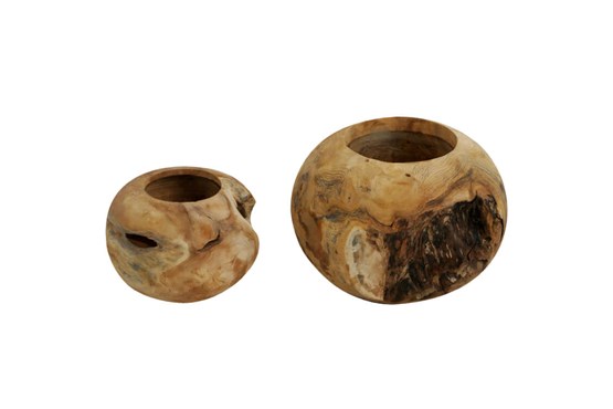Pflanzkugel aus Holz D  30 cm