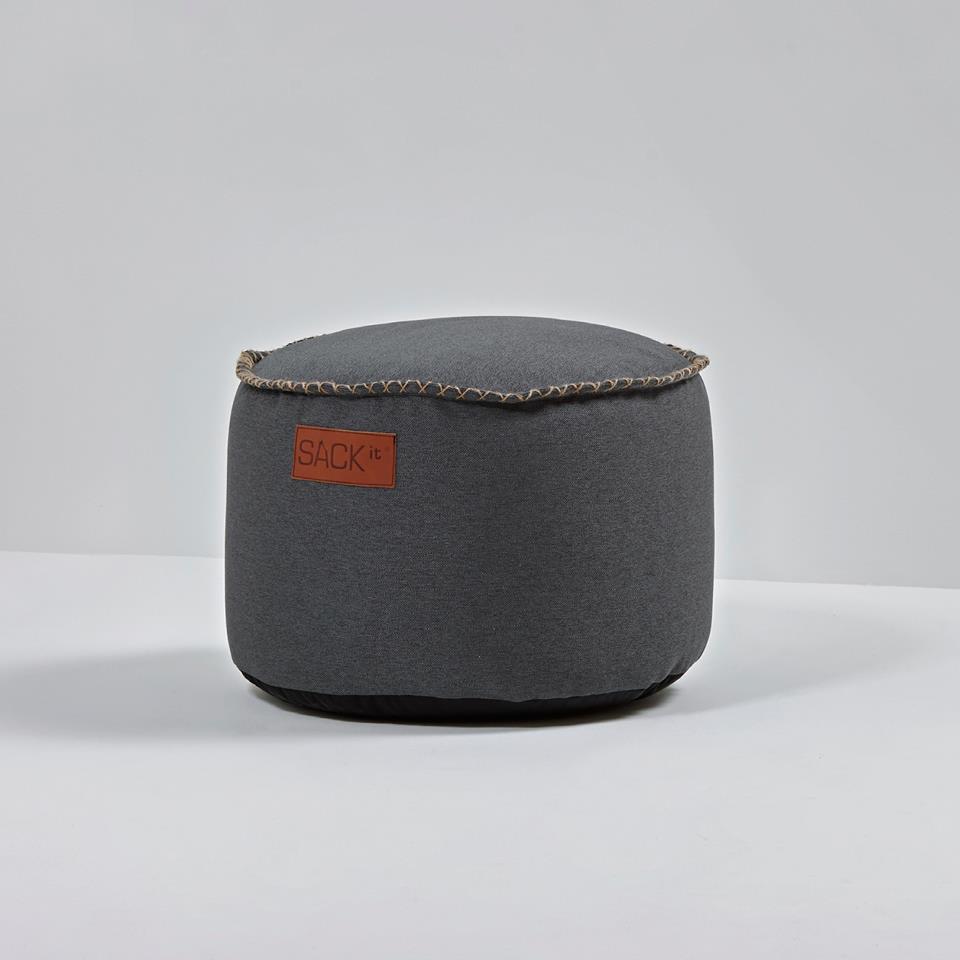 SACKit Canvas Pouf petrol