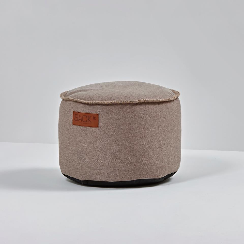 SACKit Canvas Pouf sand